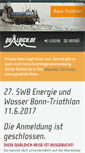 Mobile Screenshot of bonntriathlon.quaeldich.de