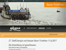 Tablet Screenshot of bonntriathlon.quaeldich.de